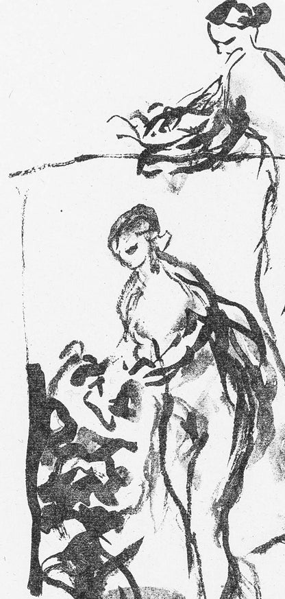 Pierre-Auguste Renoir, Femme Au Cep De Vigne, Les Lithographies De Renoir, Lithograph