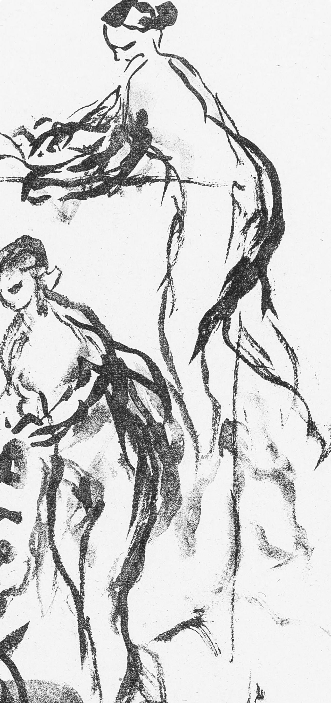 Pierre-Auguste Renoir, Femme Au Cep De Vigne, Les Lithographies De Renoir, Lithograph