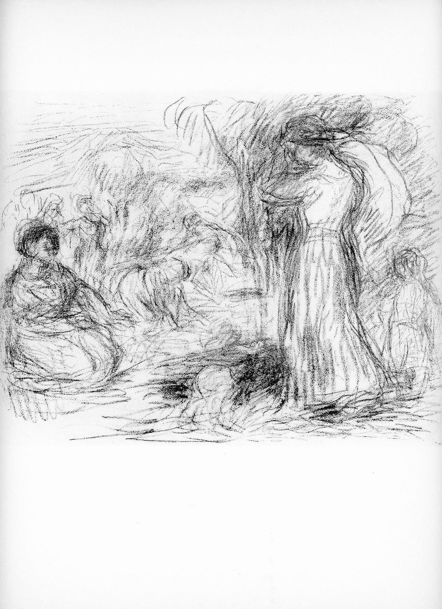 Pierre-Auguste Renoir, Les Laveuses, Les Lithographies De Renoir, Lithograph