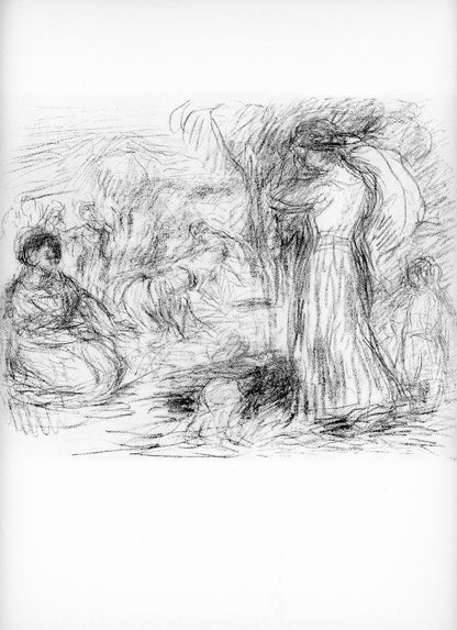 Pierre-Auguste Renoir, Les Laveuses, Les Lithographies De Renoir, Lithograph
