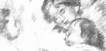 Pierre-Auguste Renoir, Mere Et Enfants, Les Lithographies De Renoir, Lithograph