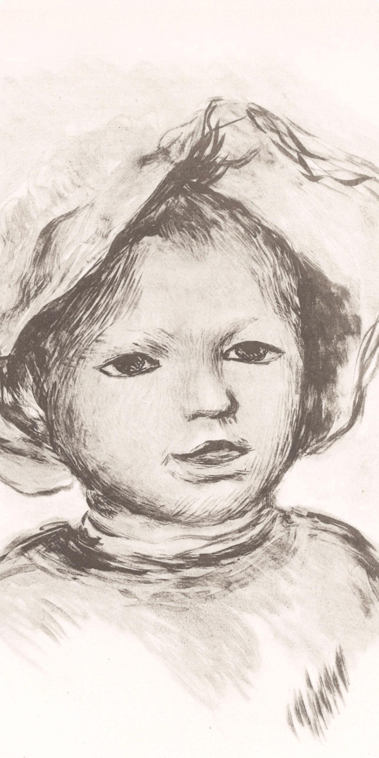 Pierre-Auguste Renoir, Pierre Renoir De Face, Les Lithographies De Renoir, Lithograph