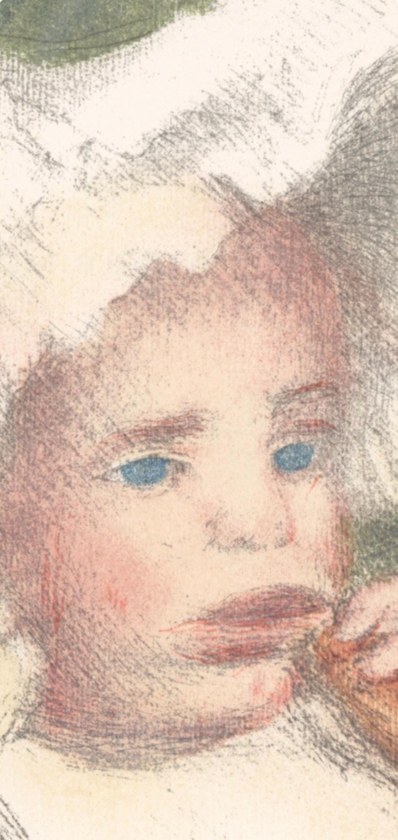 Pierre-Auguste Renoir, Lenfant Au Biscuit, Les Lithographies De Renoir, Lithograph