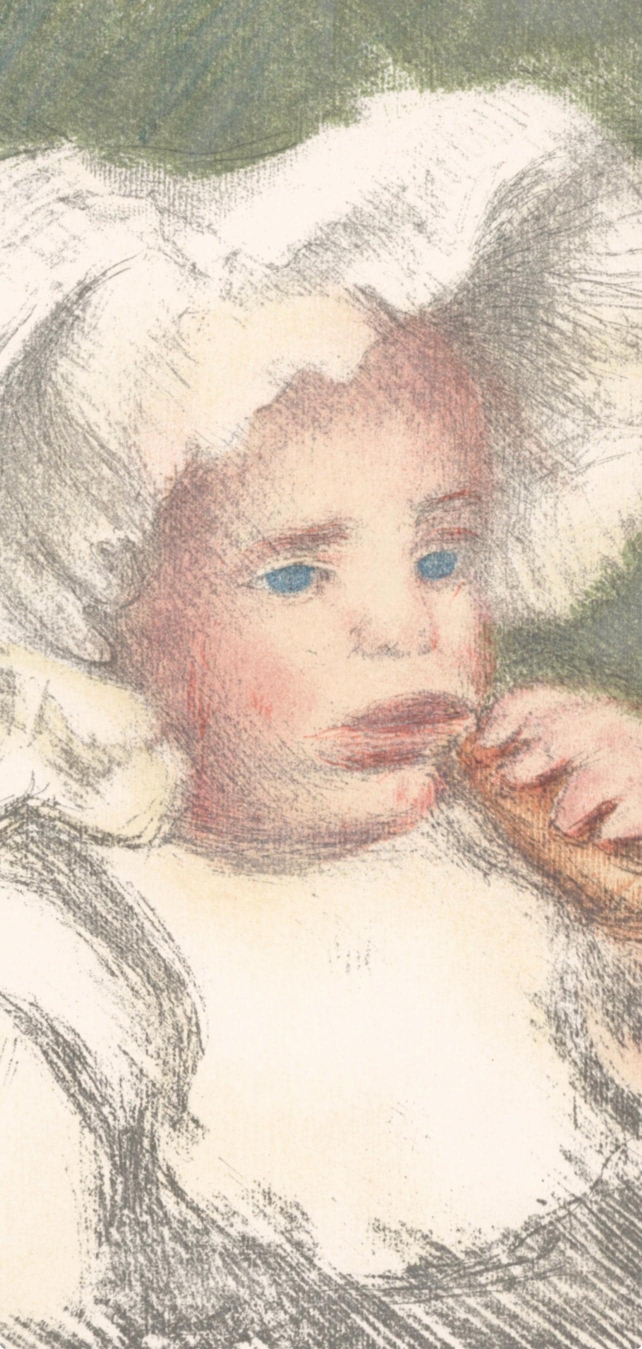 Pierre-Auguste Renoir, Lenfant Au Biscuit, Les Lithographies De Renoir, Lithograph