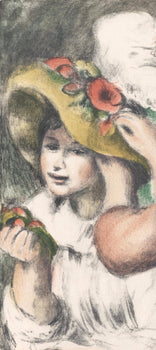 Pierre-Auguste Renoir, Le Chapeau Pingl, Tat En Couleur, Les Lithographies De Renoir, Lithograph