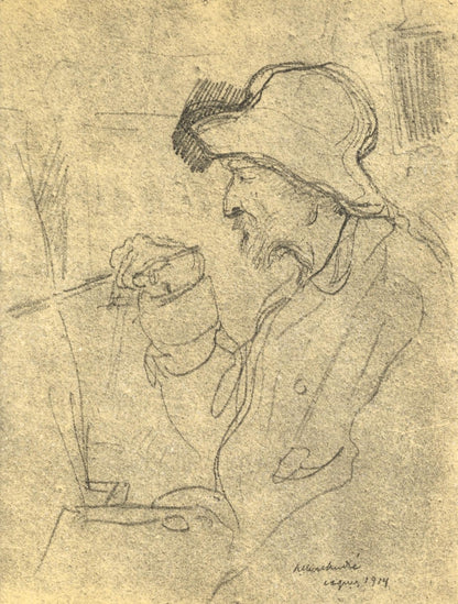 Albert Andr, Portrait De Auguste Renoir, Les Lithographies De Renoir, Lithograph