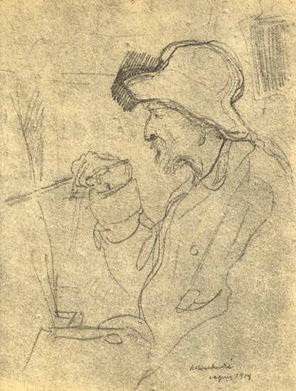 Albert Andr, Portrait De Auguste Renoir, Les Lithographies De Renoir, Lithograph