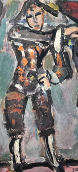 Georges Rouault, Arlequin, Divertissement, Ditions De La Revue Verve, Lithograph