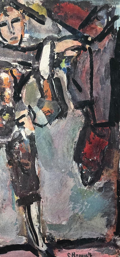 Georges Rouault, Arlequin, Divertissement, Ditions De La Revue Verve, Lithograph