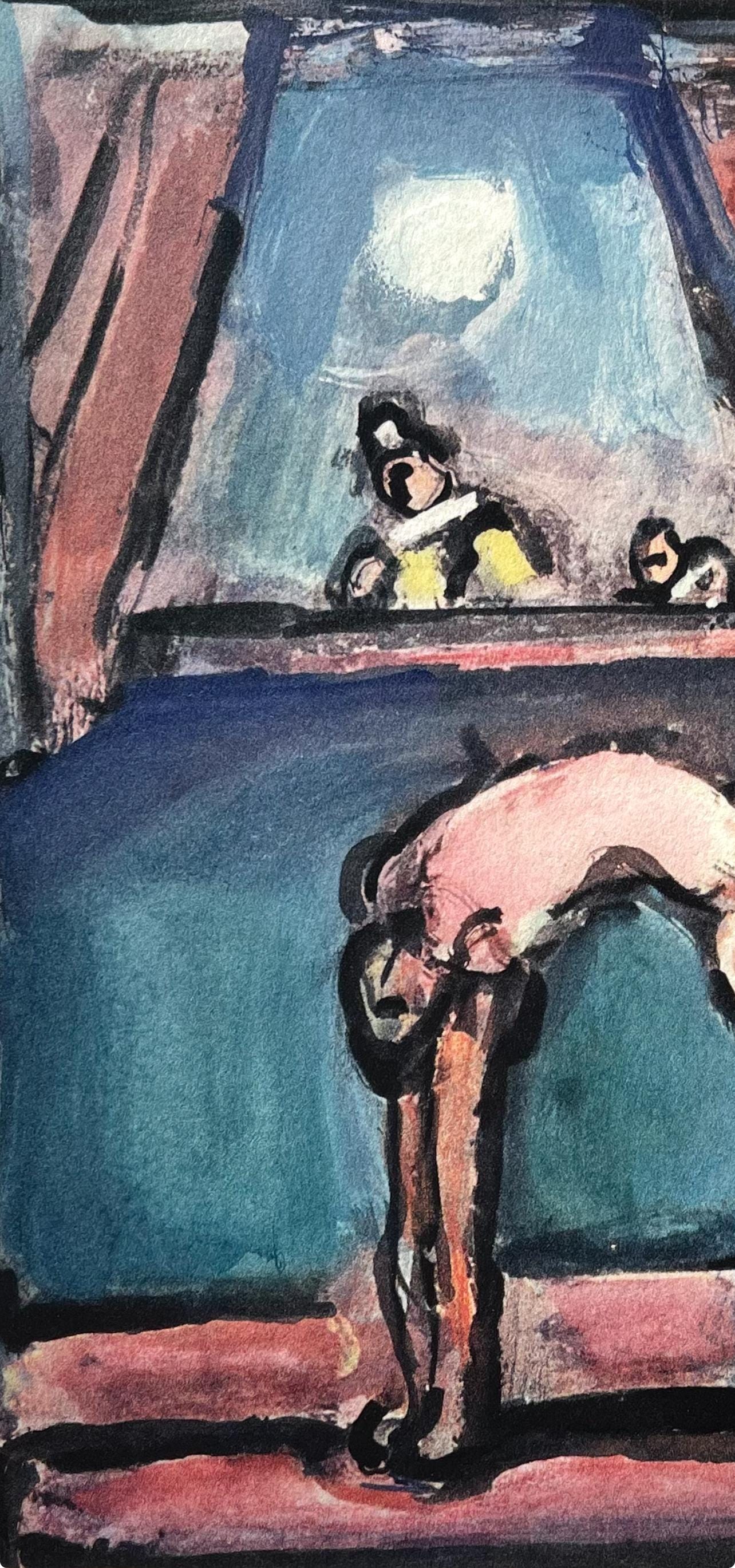 Georges Rouault, Acrobate, Divertissement, Ditions De La Revue Verve, Lithograph