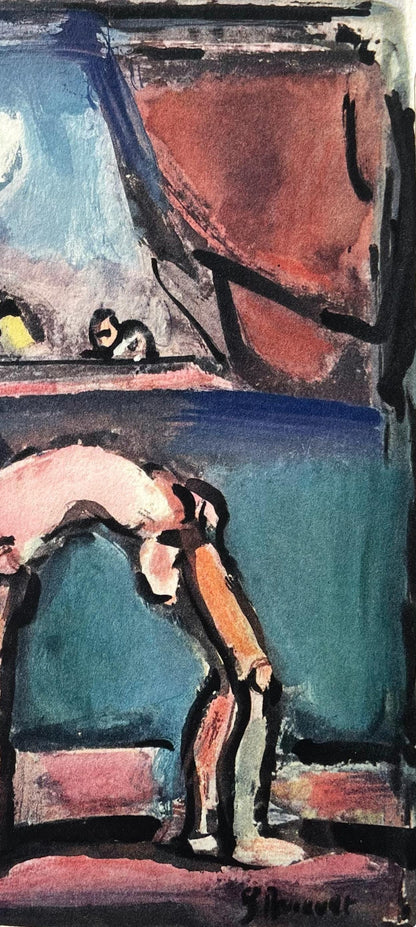 Georges Rouault, Acrobate, Divertissement, Ditions De La Revue Verve, Lithograph