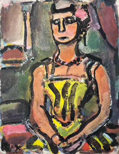 Georges Rouault, Madame Yxe, Divertissement, Ditions De La Revue Verve, Lithograph