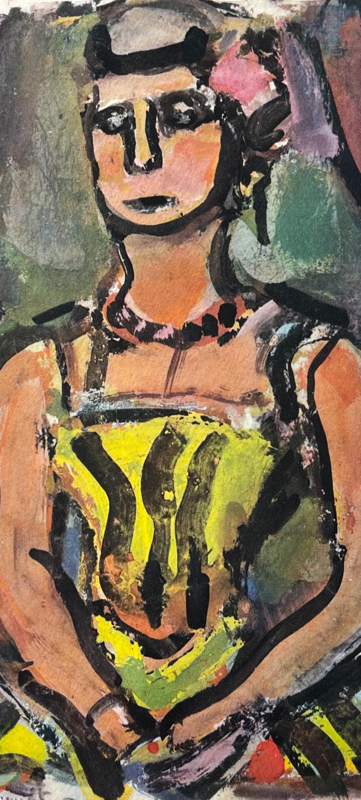 Georges Rouault, Madame Yxe, Divertissement, Ditions De La Revue Verve, Lithograph