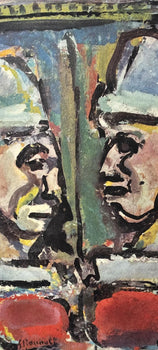 Georges Rouault, Les Deux Anciens, Divertissement, Ditions De La Revue Verve, Lithograph