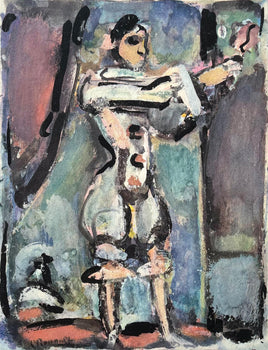Georges Rouault, Pierrot Blanc, Divertissement, Ditions De La Revue Verve, Lithograph