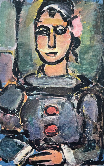 Georges Rouault, Pierrot Noir, Divertissement, Ditions De La Revue Verve, Lithograph