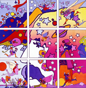 Peter Max, The Profile, Hand Signed, Official Lithograph