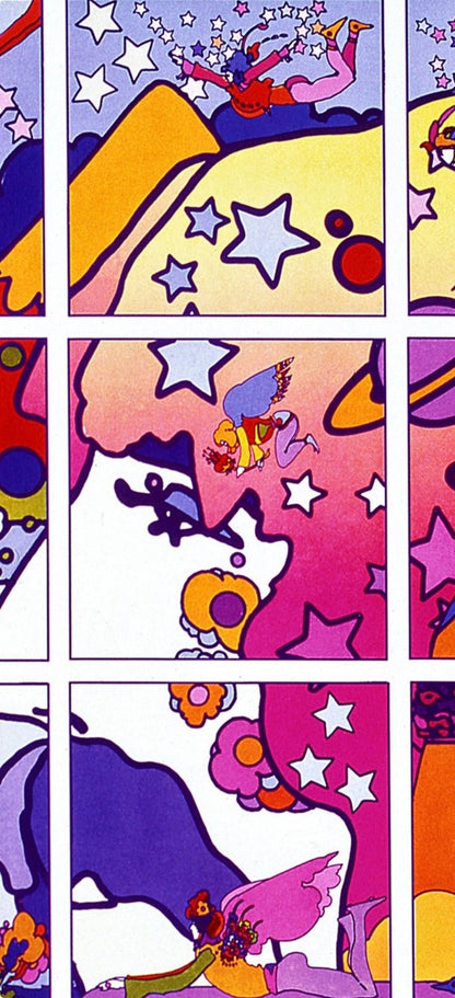 Peter Max, The Profile, Hand Signed, Official Lithograph