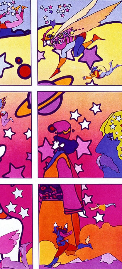 Peter Max, The Profile, Hand Signed, Official Lithograph