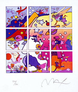Peter Max, The Profile, Hand Signed, Official Lithograph