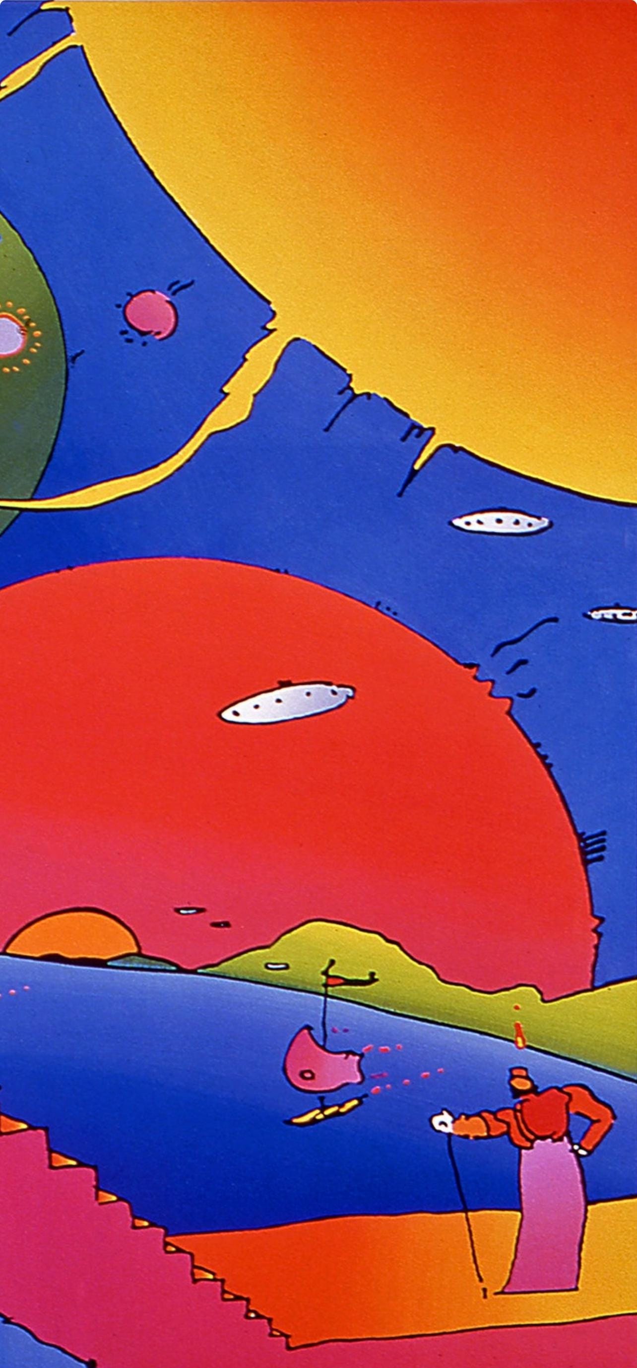 Peter Max, Year 2250 Ii, Hand Signed, Official Lithograph