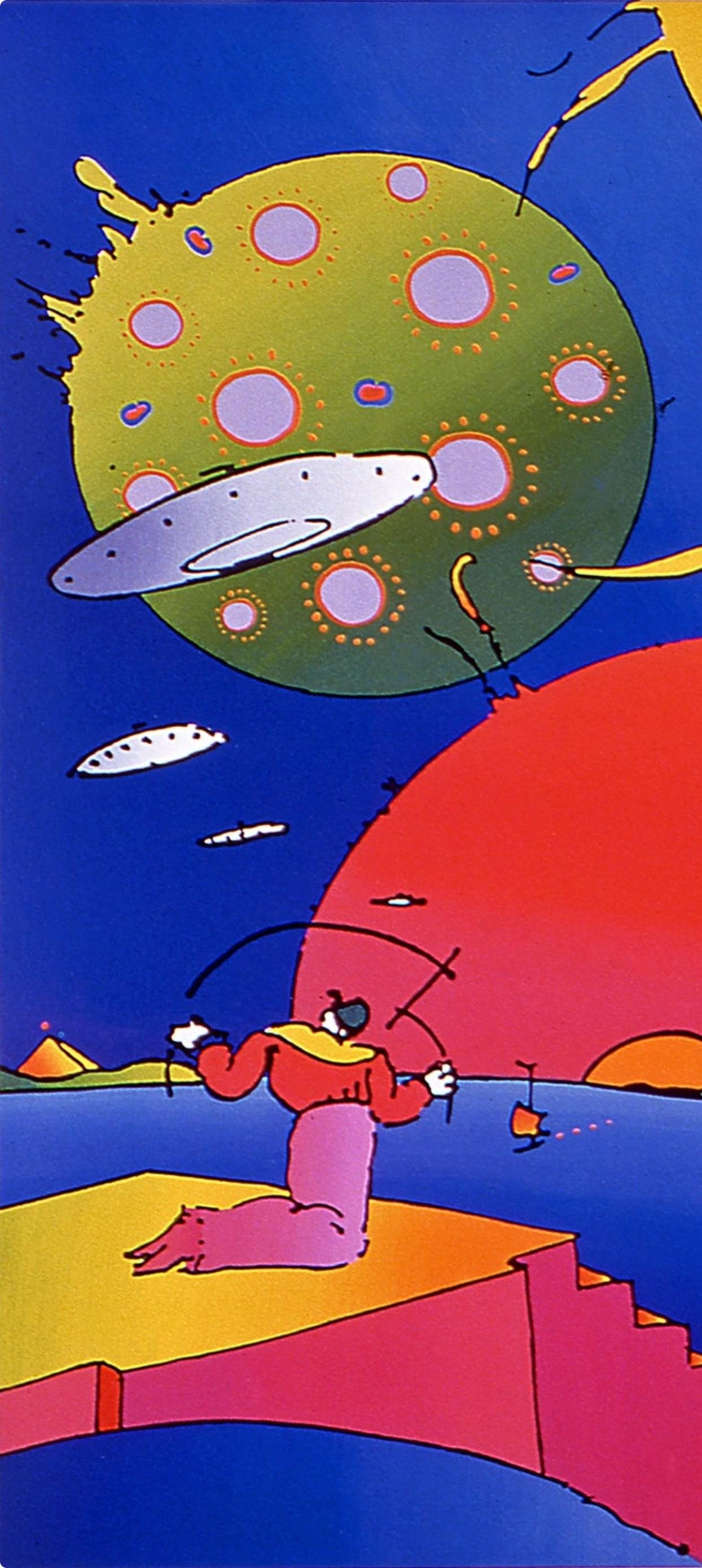 Peter Max, Year 2250 Ii, Hand Signed, Official Lithograph