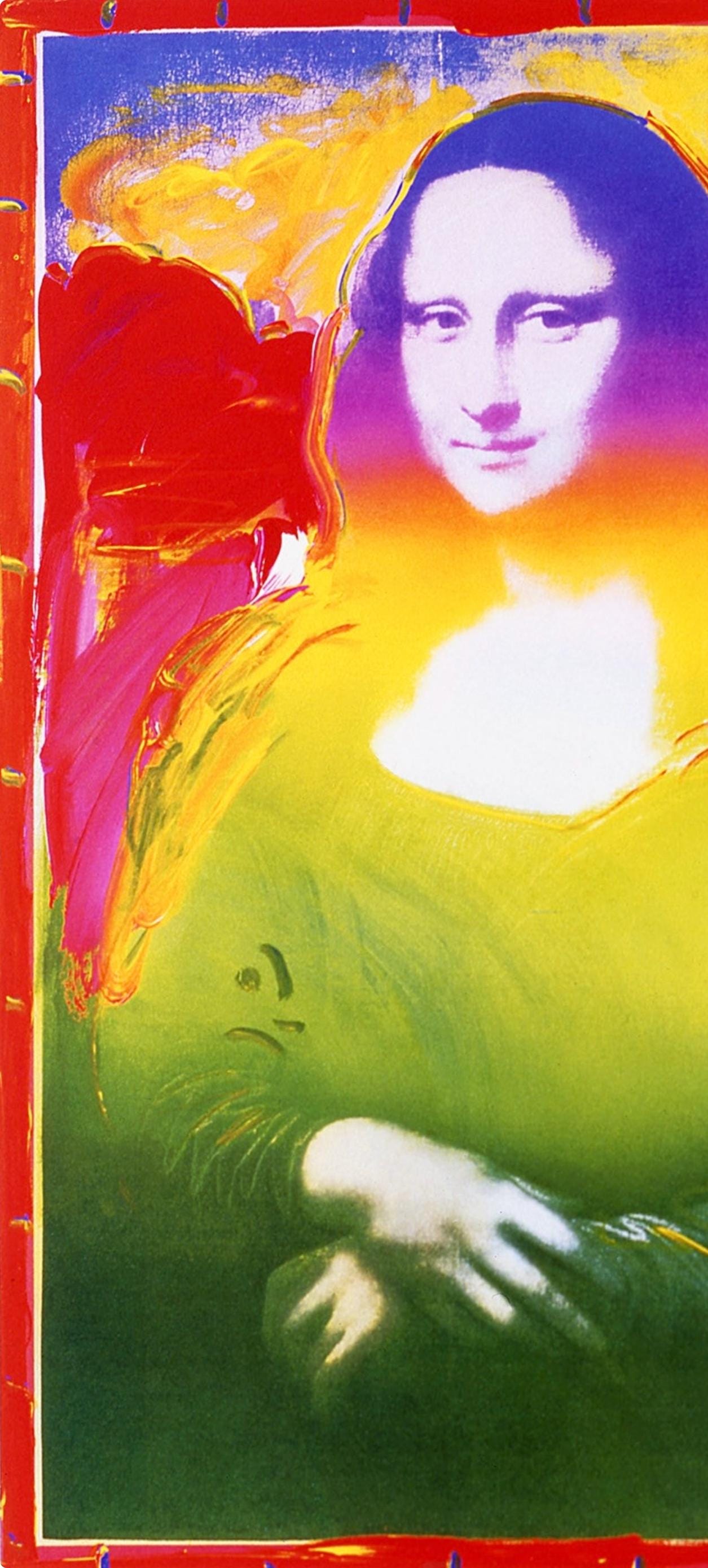 Peter Max, Mona Lisa Ii, Hand Signed, Official Lithograph