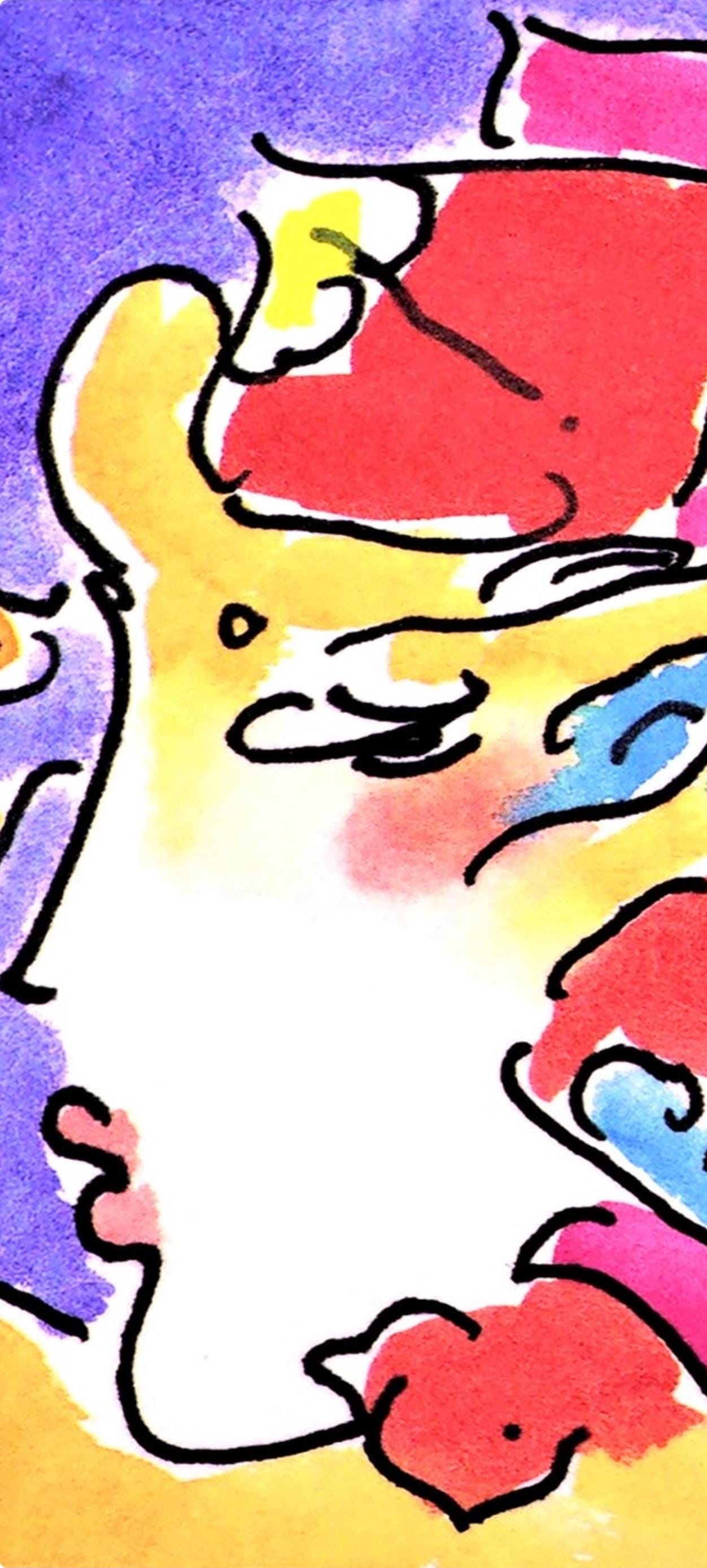 Peter Max, Profile Series I, Hand Signed, Official Lithograph