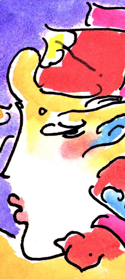 Peter Max, Profile Series I, Hand Signed, Official Lithograph