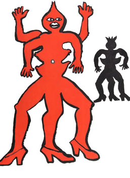 Alexander Calder, Une Famille De L-Bas Ii, Derrire Le Miroir, Lithograph