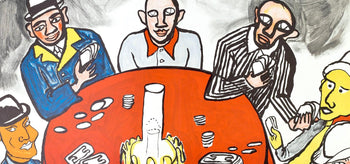 Alexander Calder, Joueurs De Cartes Iii, Derrire Le Miroir, Lithograph