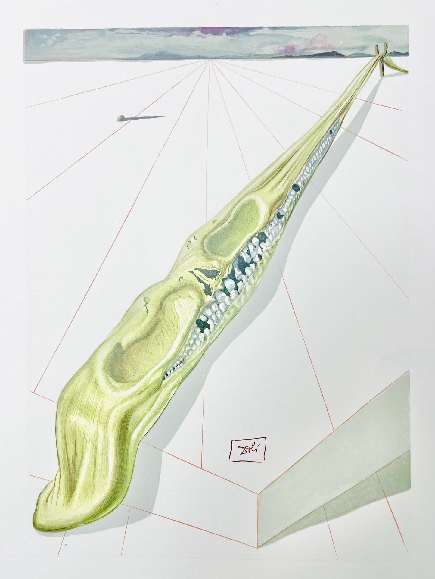 Salvador Dali, Hlle Xiv (Michler/Lpsinger 1039-1138; Field 189-200), Die Gttliche Komdie, Signed,