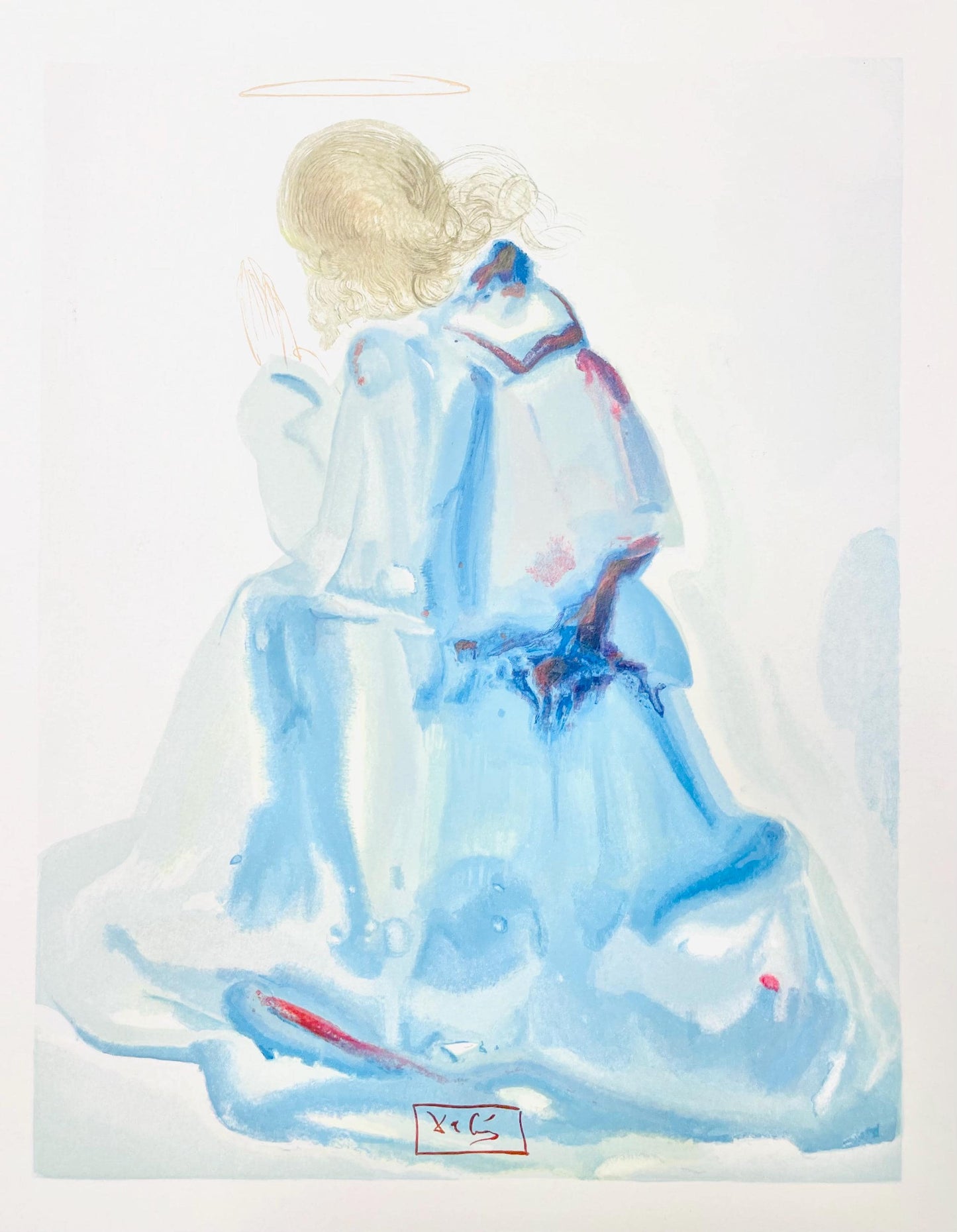 Salvador Dali, Paradies Ii (Michler/Lpsinger 1039-1138; Field 189-200), Die Gttliche Komdie,