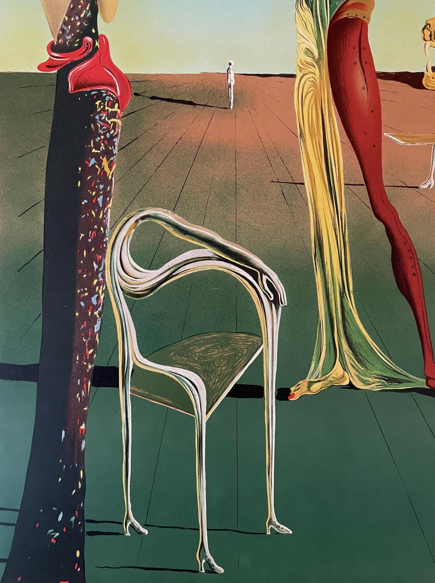 Salvador Dali, Femme Tete De Roses, Lithograph