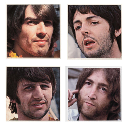 Paul McCartney John Lennon George Harrison Ringo Starr Paul Saltzman Rishikesh India