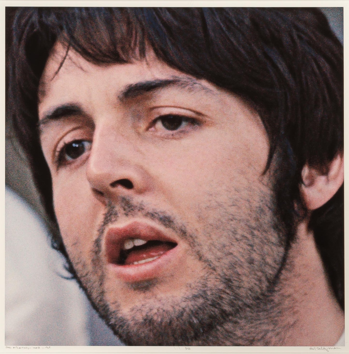 Paul McCartney John Lennon George Harrison Ringo Starr Paul Saltzman Rishikesh India