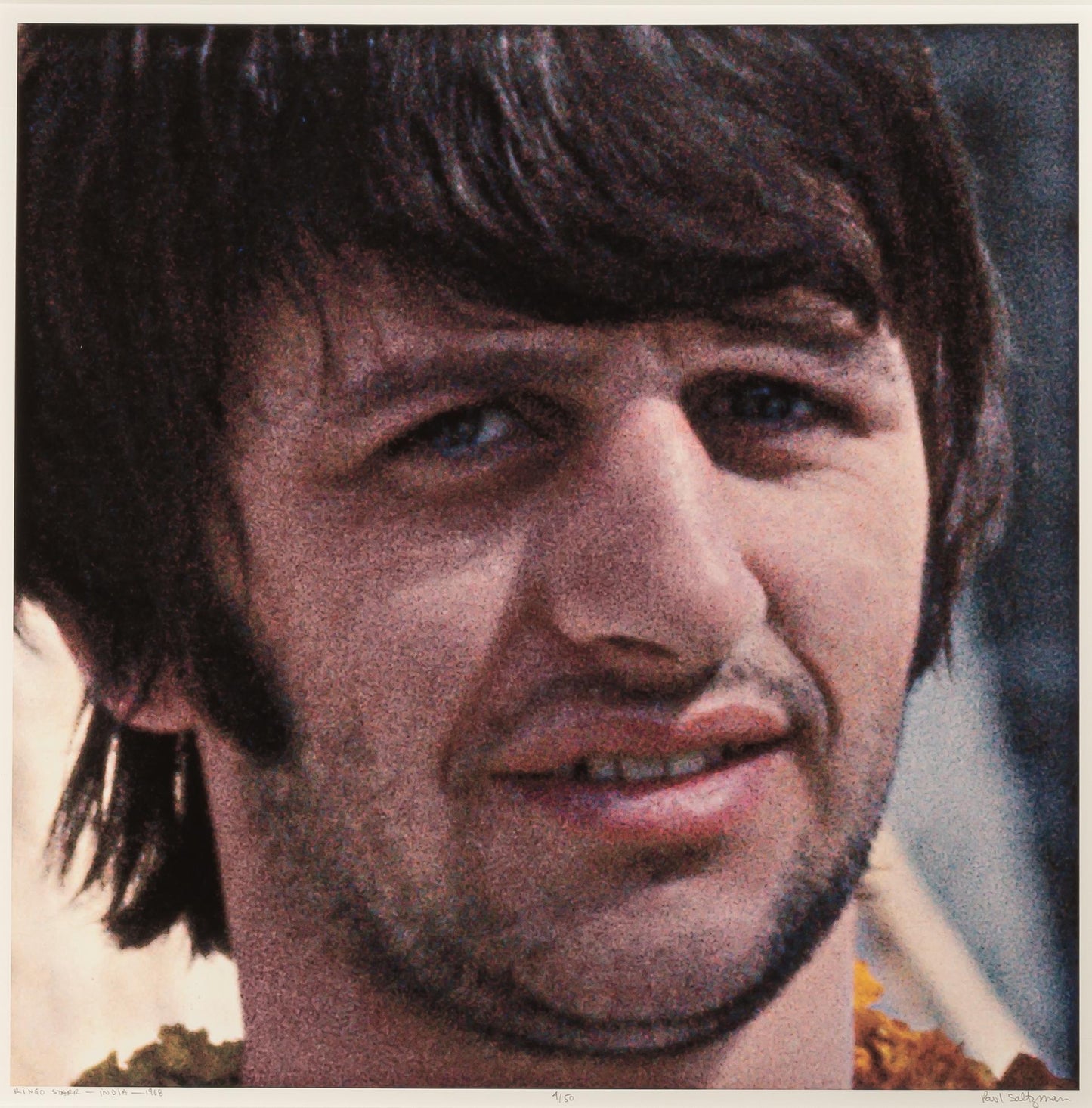 Paul McCartney John Lennon George Harrison Ringo Starr Paul Saltzman Rishikesh India