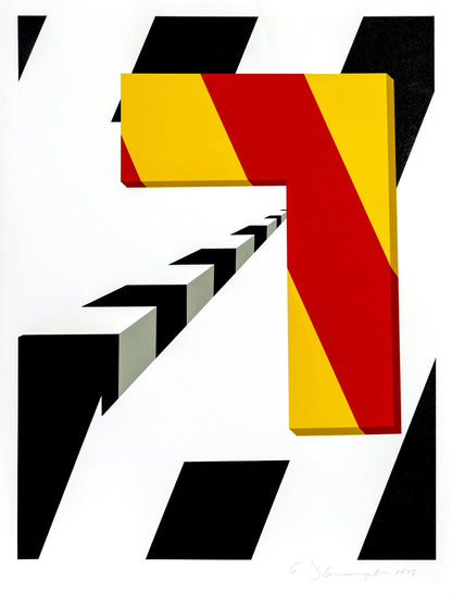 Allan D'Arcangelo, Left Turn, Signed, Silkscreen