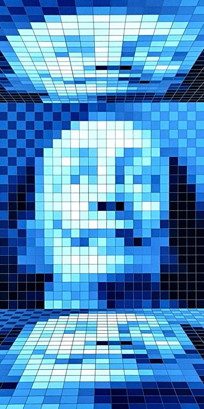 Jean-Pierre Vasarely-Yvaral, Dali Digitalis V, Silkscreen