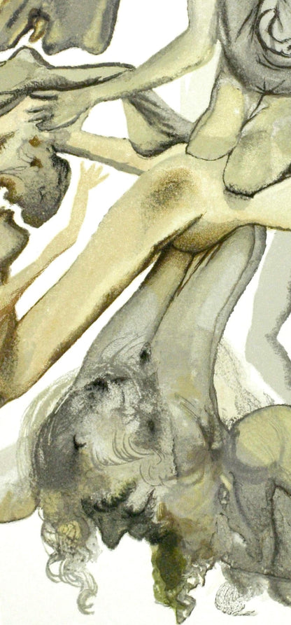 Salvador Dali, Lenfer Iv (Michler/Lpsinger 1039-1138; Field 189-200), La Divine Comdie, Woodcut