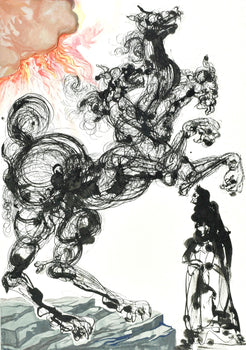 Salvador Dali, Lenfer Vi (Michler/Lpsinger 1039-1138; Field 189-200), La Divine Comdie, Woodcut