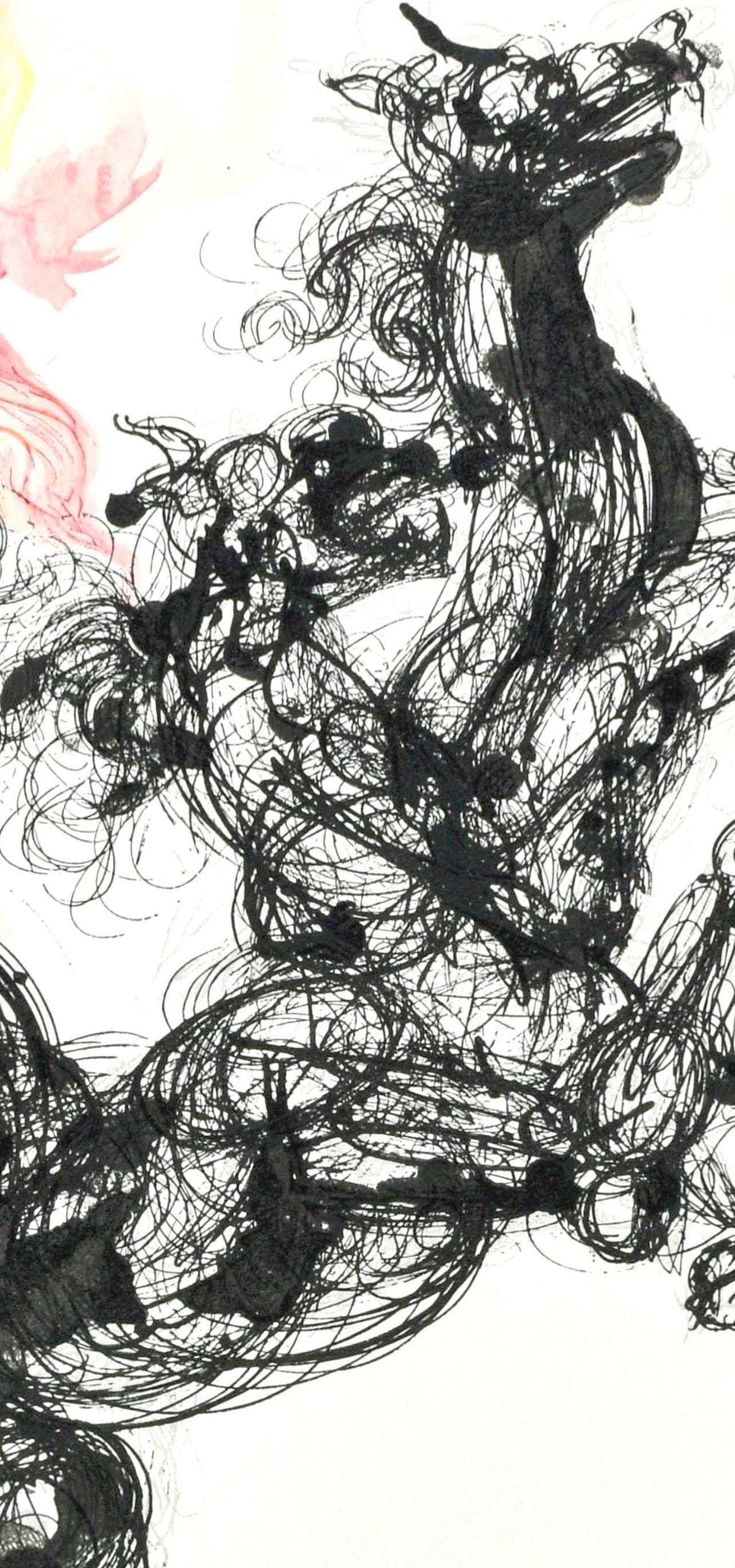 Salvador Dali, Lenfer Vi (Michler/Lpsinger 1039-1138; Field 189-200), La Divine Comdie, Woodcut