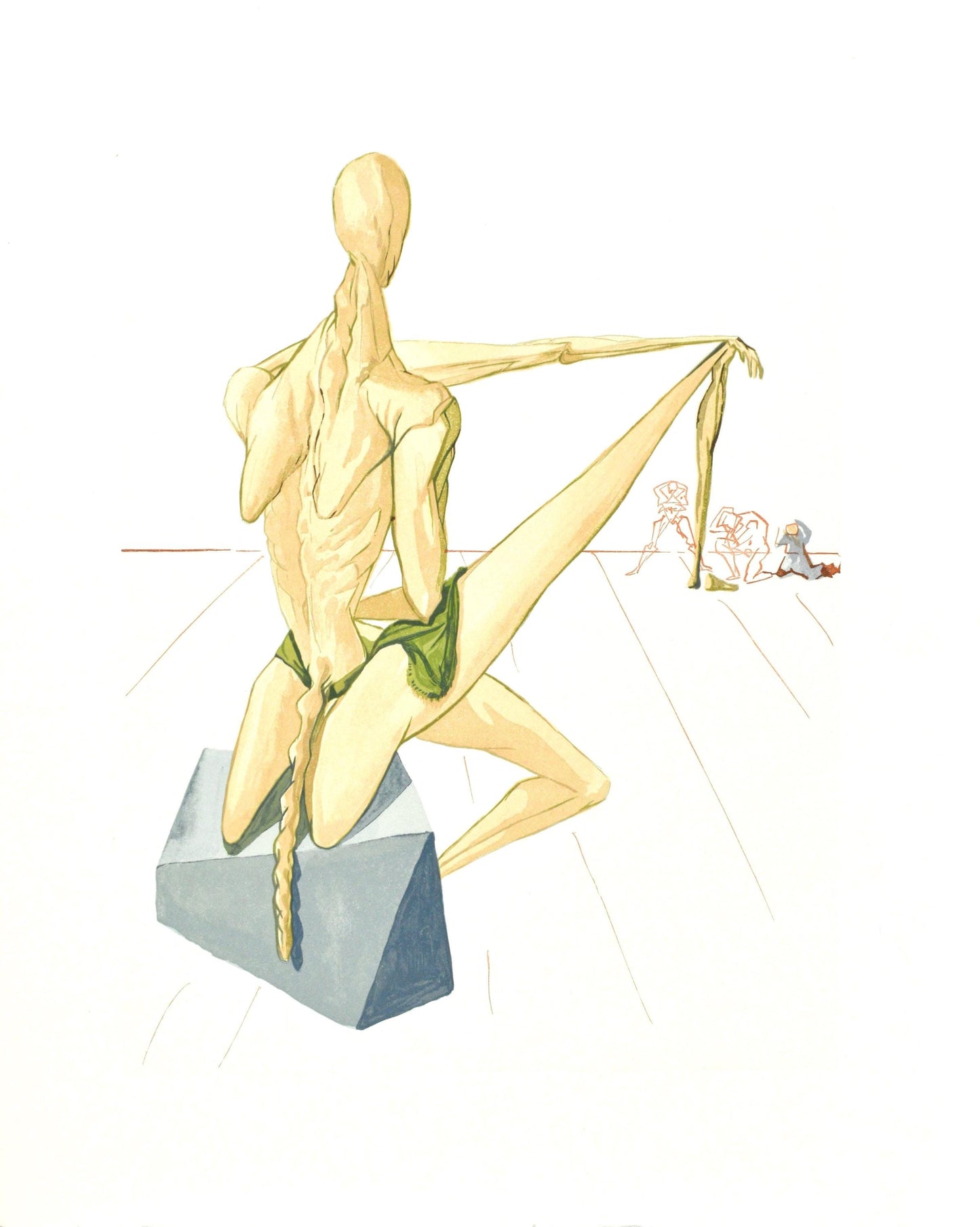 Salvador Dali, Lenfer V (Michler/Lpsinger 1039-1138; Field 189-200), La Divine Comdie, Woodcut