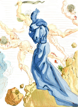 Salvador Dali, Lenfer Xv (Michler/Lpsinger 1039-1138; Field 189-200), La Divine Comdie, Woodcut