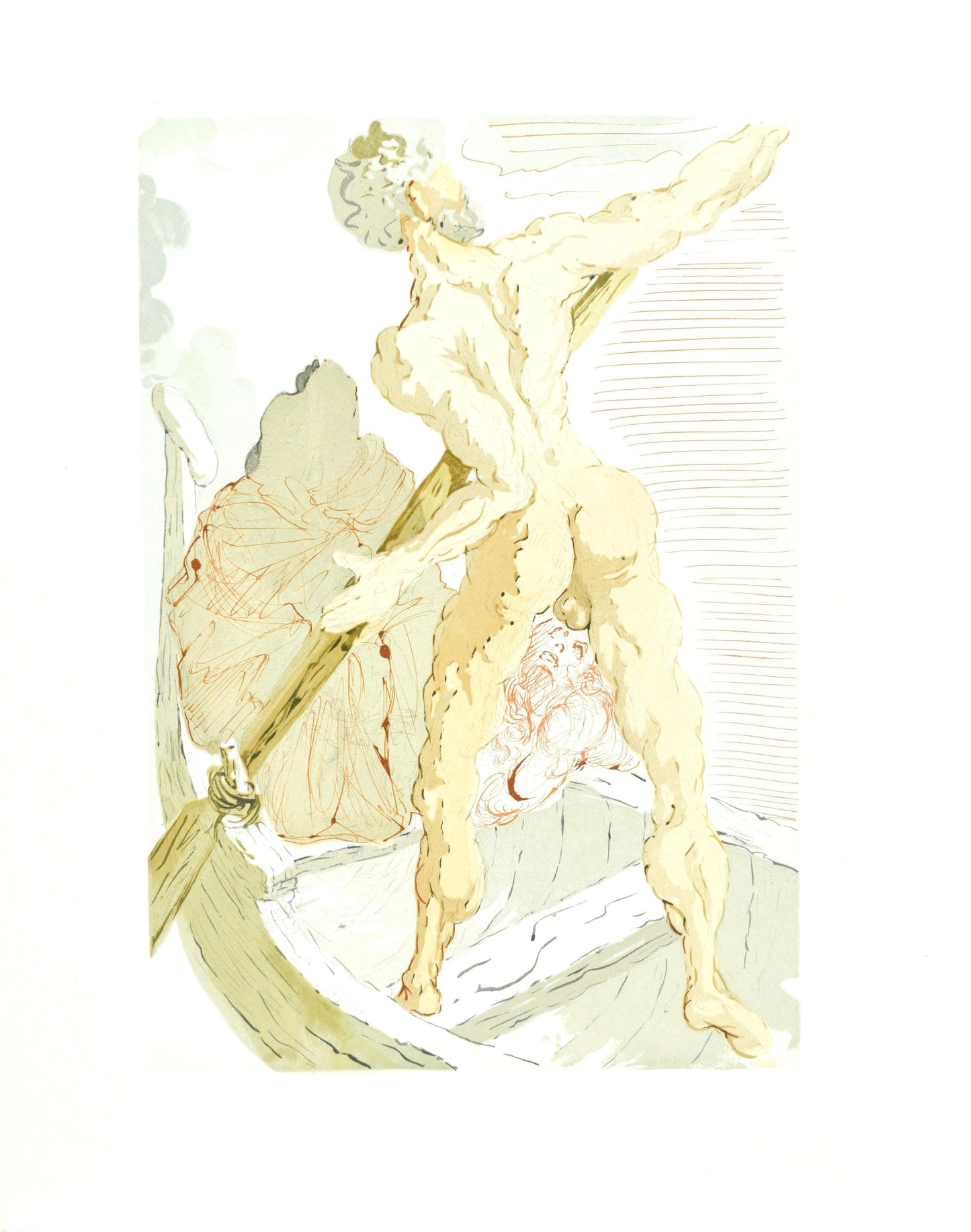 Salvador Dali, Lenfer Iii (Michler/Lpsinger 1039-1138; Field 189-200), La Divine Comdie, Woodcut