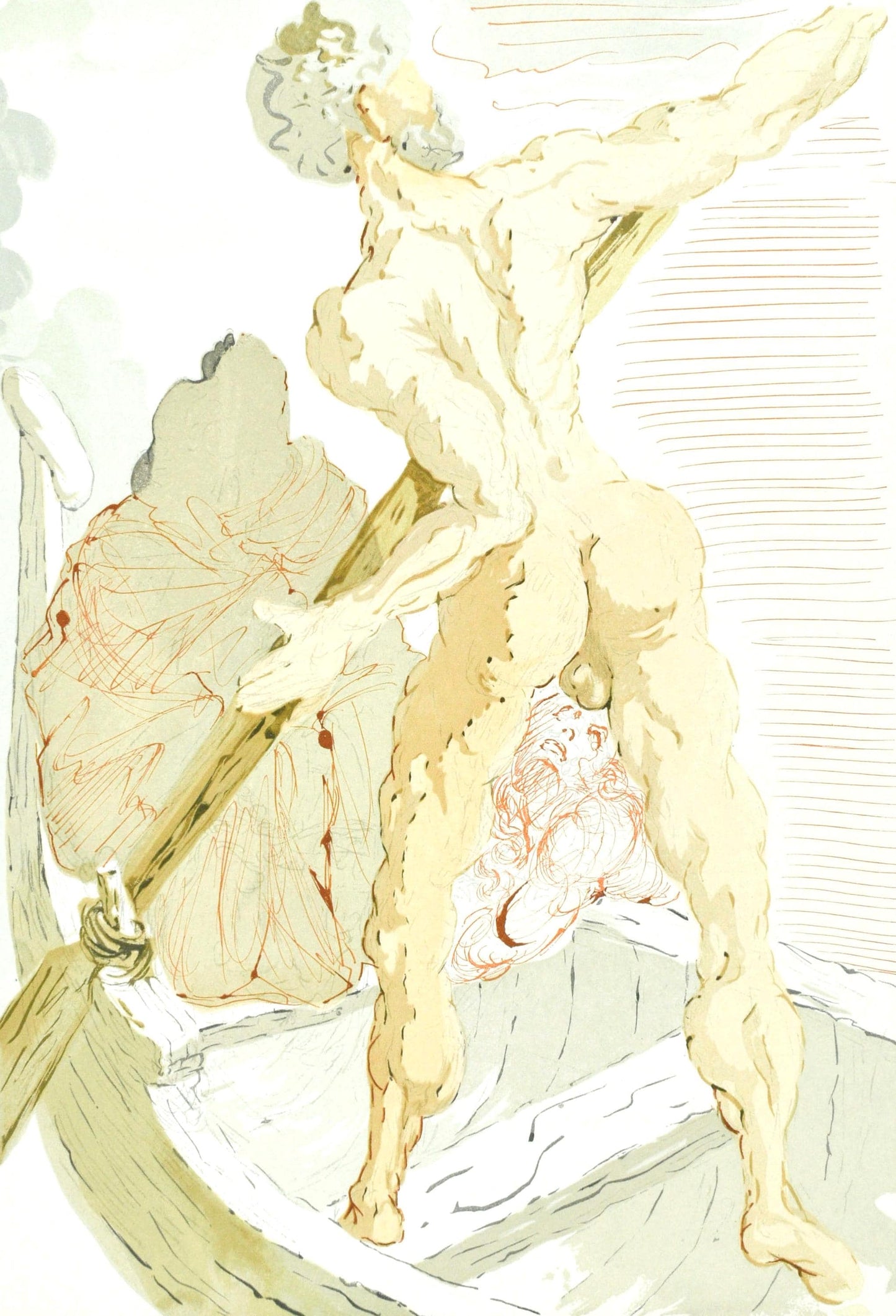 Salvador Dali, Lenfer Iii (Michler/Lpsinger 1039-1138; Field 189-200), La Divine Comdie, Woodcut