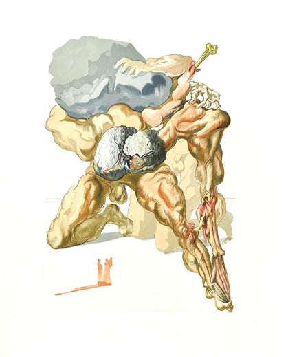 Salvador Dali, Lenfer Vii (Michler/Lpsinger 1039-1138; Field 189-200), La Divine Comdie, Woodcut