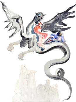 Salvador Dali, Lenfer Xvii (Michler/Lpsinger 1039-1138; Field 189-200), La Divine Comdie, Woodcut