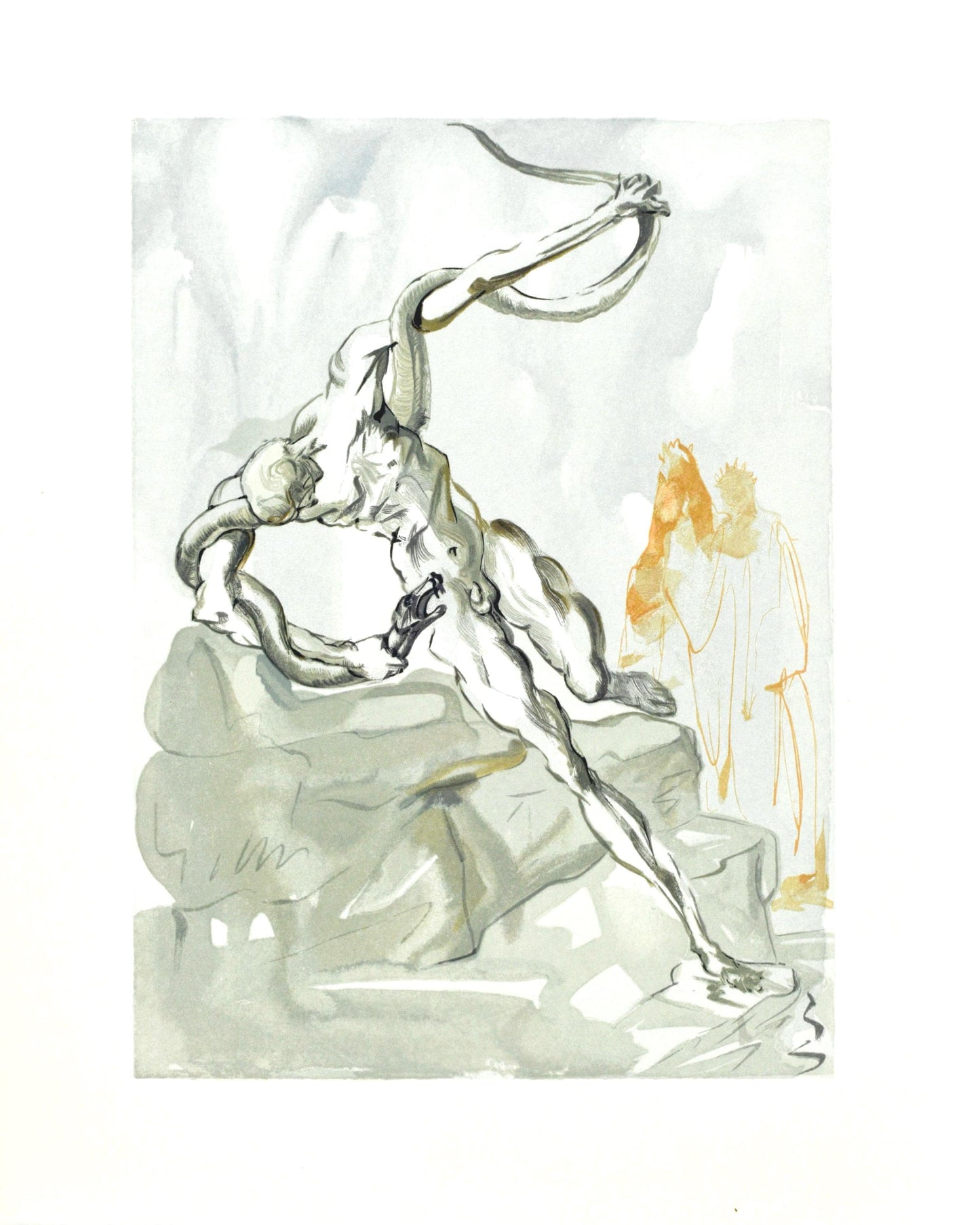 Salvador Dali, Lenfer Xxiv (Michler/Lpsinger 1039-1138; Field 189-200), La Divine Comdie, Woodcut