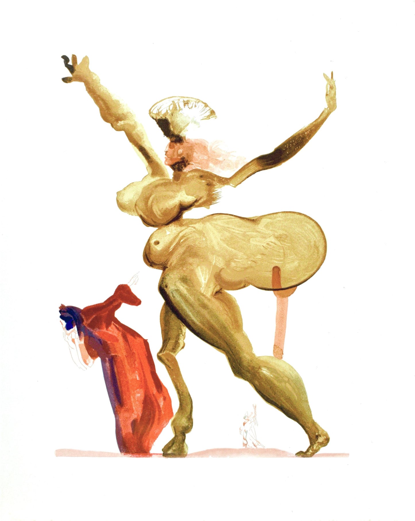 Salvador Dali, Lenfer Xxxiii (Michler/Lpsinger 1039-1138; Field 189-200), La Divine Comdie, Woodcut